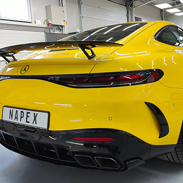 detailing exterior mercedes amg gt new