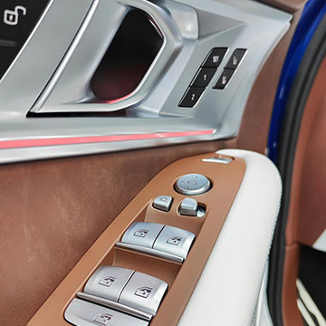 detailing auto interior bmw xm